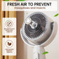 ❄️🔥 Ventilatore da pavimento a flusso d'aria silenzioso e a risparmio energetico alimentato via USB🍃