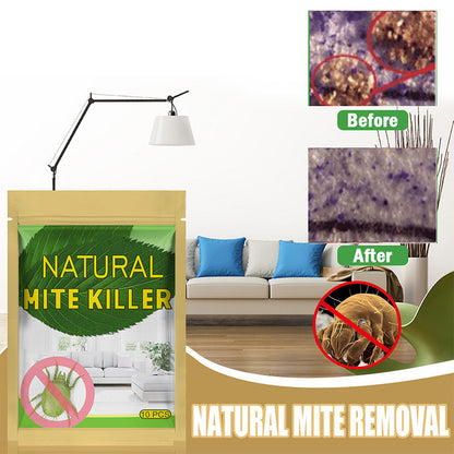 🌿🔥 50% OFF POR TIEMPO LIMITADO | Bolsitas Naturales Antiácaros ✨ Protección Duradera para Cama, Armario y Sofá, Aroma Fresco sin Químicos