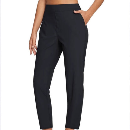 👖🔥 50% OFF POR TIEMPO LIMITADO | Pantalones Elásticos de Talle Alto para Mujer ✨ Con Bolsillos con Cremallera, Cómodos y Favorecedores para Uso Diario