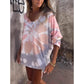 🔥Saldi scottanti 50% DI SCONTO⏳Maglietta oversize da donna con stampa tie-dye