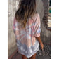 🔥Saldi scottanti 50% DI SCONTO⏳Maglietta oversize da donna con stampa tie-dye
