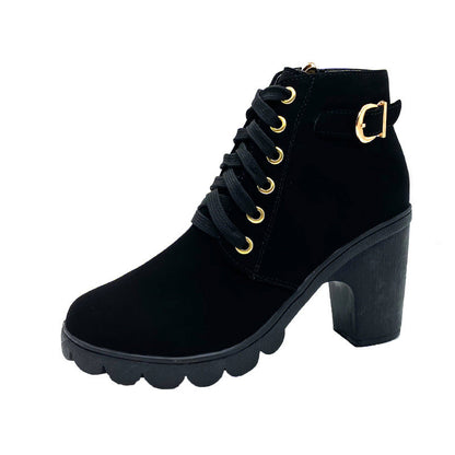 Stivali da donna con tacco grosso🍂Nuovi arrivi autunnali - 49% di sconto