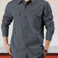 Camicia casual da uomo in cotone tinta unita【ACQUISTA 2 E OTTIENI LA SPEDIZIONE GRATUITA】