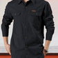 Camicia casual da uomo in cotone tinta unita【ACQUISTA 2 E OTTIENI LA SPEDIZIONE GRATUITA】