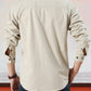 Camicia casual da uomo in cotone tinta unita【ACQUISTA 2 E OTTIENI LA SPEDIZIONE GRATUITA】