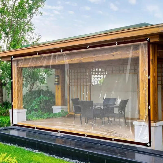 🛡️🌧️🔥 50% OFF POR TIEMPO LIMITADO | Lona Transparente Impermeable con Aislamiento Térmico ✨ Resistente al Desgarro, Protección UV y Uso para Jardín, Techo y Vehículos