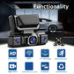 🔥 ¡51% de descuento hasta agotar existencias! 🚗 Cámara para salpicadero Full HD 1080p con 4 cámaras y Wi-Fi