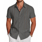 👕🔥 ¡OFERTA 50% OFF! Camisa de Manga Corta Hombre – Estilo Elegante y Casual