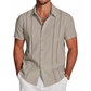 👕🔥 ¡OFERTA 50% OFF! Camisa de Manga Corta Hombre – Estilo Elegante y Casual