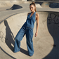 💙✨ ¡OFERTA 50% OFF! Conjunto Denim Vintage 2 Piezas – Estilo Chic y Elegante