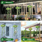 🌿☀️ 50% OFF POR TIEMPO LIMITADO | Luz Solar Colgante con Planta Artificial ✨ Decoración de Jardín con LED Cálido, Sin Cables y Resistente al Clima