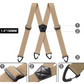 👔🔥 50% OFF POR TIEMPO LIMITADO | Tirantes para Hombre de Alta Resistencia ✨ Diseño X/Y Ajustable con Clips de Gancho, Cómodos y Duraderos para Trabajo y Uso Diario