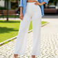 👖🔥 50% OFF POR TIEMPO LIMITADO | Pantalones Palazzo de Cintura Alta para Mujer ✨ Elegantes, Cómodos y Frescos para un Look Casual con Estilo