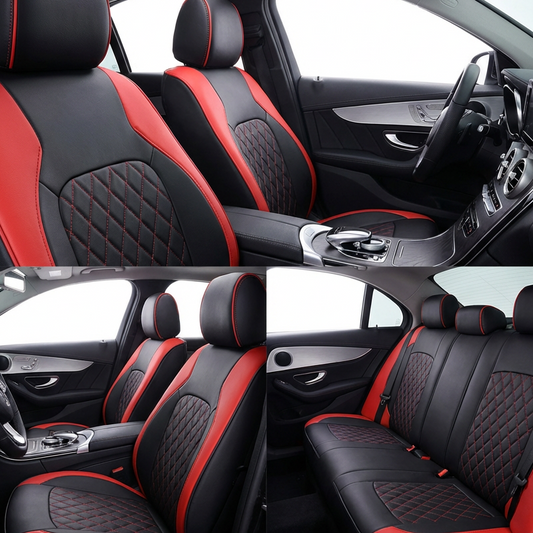 🚗✨ ¡OFERTA 50% OFF! Fundas de Asiento para Coche de Cuero Sintético – Protección Premium, Diseño Acolchado y Comodidad para Tu Vehículo 🛡️🔥