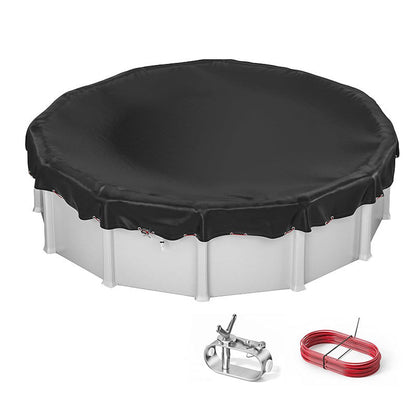 🏊‍♂️🔥 50% OFF POR TIEMPO LIMITADO | Cubierta para Piscina Redonda Impermeable ✨ Tela Oxford 210D, Protección UV y Menos Limpieza Durante la Temporada