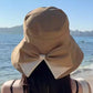 👒 ¡50% DE DESCUENTO! Sombrero de ala ancha con lazo para mujer – protección solar total y estilo elegante
