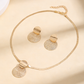 💫 ¡TIEMPO LIMITADO 55% DE DESCUENTO! ✨ Set de joyería geométrica moderna – Bañado en oro, ligero, elegante 🔶
