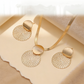 💫 ¡TIEMPO LIMITADO 55% DE DESCUENTO! ✨ Set de joyería geométrica moderna – Bañado en oro, ligero, elegante 🔶