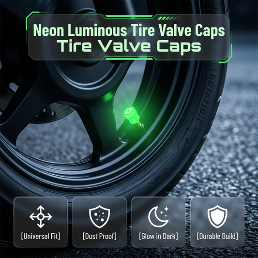 🚗✨ 50% OFF POR TIEMPO LIMITADO | Tapones Luminosos para Válvulas de Neumáticos 🔥 Brillan en la Oscuridad, Protección Antipolvo y Estilo Único para tu Vehículo