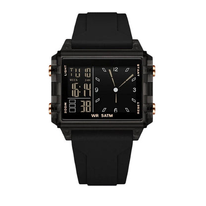 ⌚ ¡50% DE DESCUENTO POR TIEMPO LIMITADO! 💥 Reloj Digital Transparente Impermeable – 50M, Pantalla Luminosa, Hora Híbrida ✨