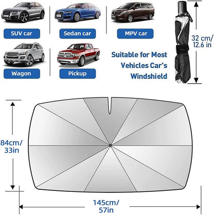 ☀️🚗 ¡OFERTA 50% OFF! Parasol Plegable 360° – Protección Total para tu Auto