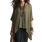 ✨🌸 ¡OFERTA 50% OFF! Top de Punto Calado con Mangas Murciélago para Mujer – Estilo Elegante y Fresco