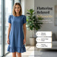 👗💙 ¡OFERTA 50% OFF! Vestido Vaquero con Volantes – Estilo Casual y Elegante para Cada Día