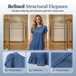 👗💙 ¡OFERTA 50% OFF! Vestido Vaquero con Volantes – Estilo Casual y Elegante para Cada Día