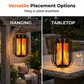 🔥🕯️ 50% OFF POR TIEMPO LIMITADO | Linterna Solar con Efecto Llama Parpadeante ✨ Luz LED Decorativa para Jardín, Patio y Camping con Ambiente Cálido