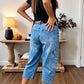 👖🔥 50% OFF POR TIEMPO LIMITADO | Pantalones Vaqueros Cortos Cargo para Mujer ✨ Corte Barril Cómodo, Cintura Media y Estilo Casual Moderno