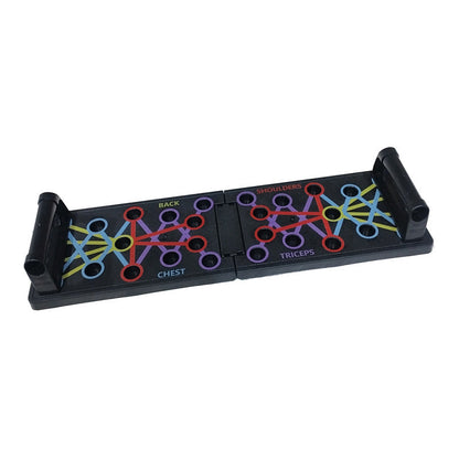 Tabla de push-ups plegable y multifuncional para entrenar