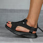 ⌛Limited-Time Offer-Women’s Silver Knit Slingback Wedge Sandals – Breathable Comfort Platform Summer Shoes