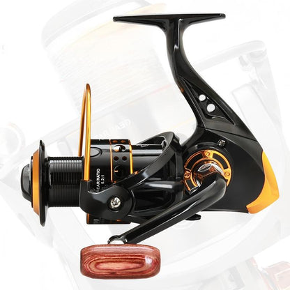 Carrete de Pesca Giratorio con Bobina CNC