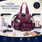 👜🔥 50% OFF POR TIEMPO LIMITADO | Bolso Tote Impermeable para Mujer ✨ Gran Capacidad, Múltiples Bolsillos y 3 Formas de Llevar para Trabajo y Viajes