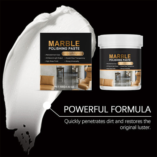 🪨🔥 50% OFF POR TIEMPO LIMITADO | Pasta Pulidora para Mármol y Piedra ✨ Restaura el Brillo, Elimina Marcas y Protege tus Superficies Fácilmente