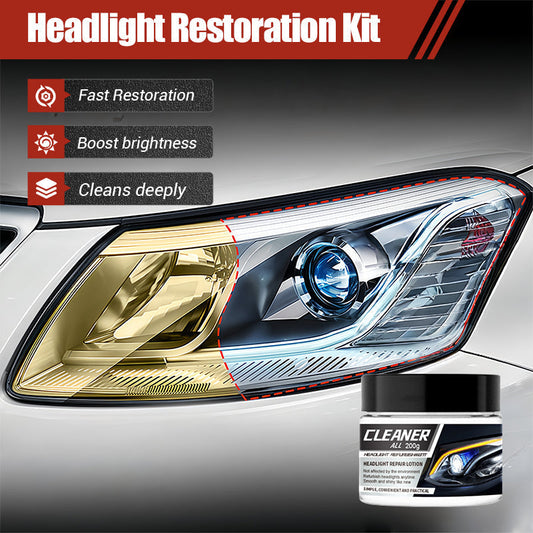 🚗🔥 50% OFF POR TIEMPO LIMITADO | Kit Restaurador de Faros de Auto ✨ Elimina Amarilleo y Opacidad, Recupera la Claridad y Mejora la Seguridad al Conducir