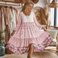 👗🔥 50% OFF POR TIEMPO LIMITADO | Vestido Midi Floral Fluido para Mujer ✨ Manga Larga, Corte Relajado y Estilo Elegante para Cualquier Ocasión