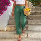 👖🔥 50% OFF POR TIEMPO LIMITADO | Pantalones de Lino para Mujer de Corte Relajado ✨ Pierna Recta, Frescos, Cómodos y Elegantes para Verano