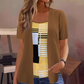 👚✨ 50% OFF POR TIEMPO LIMITADO | Top Falso de Dos Piezas para Mujer 💖 Estilo Elegante con Bloques de Color, Cómodo y Perfecto para Combinar