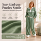 👚🔥 50% OFF POR TIEMPO LIMITADO | Conjunto Deportivo de 2 Piezas para Mujer ✨ Sudadera con Parches y Rayas + Pantalón de Pierna Ancha, Comodidad y Estilo Casual