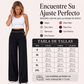 👖🔥 50% OFF POR TIEMPO LIMITADO | Pantalones de Pierna Ancha de Cintura Alta para Mujer ✨ Diseño con Ribete de Contraste, Elegancia y Comodidad Todo el Día