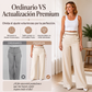 👖🔥 50% OFF POR TIEMPO LIMITADO | Pantalones de Pierna Ancha de Cintura Alta para Mujer ✨ Diseño con Ribete de Contraste, Elegancia y Comodidad Todo el Día