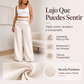 👖🔥 50% OFF POR TIEMPO LIMITADO | Pantalones de Pierna Ancha de Cintura Alta para Mujer ✨ Diseño con Ribete de Contraste, Elegancia y Comodidad Todo el Día