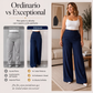 👖🔥 50% OFF POR TIEMPO LIMITADO | Pantalones de Mujer de Talle Alto y Pierna Ancha ✨ Diseño con Botones Laterales, Elegancia y Comodidad para Todo el Día