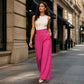 👖🔥 50% OFF POR TIEMPO LIMITADO | Pantalones de Mujer de Talle Alto y Pierna Ancha ✨ Diseño con Botones Laterales, Elegancia y Comodidad para Todo el Día