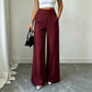 👖🔥 50% OFF POR TIEMPO LIMITADO | Pantalones de Mujer de Talle Alto y Pierna Ancha ✨ Diseño con Botones Laterales, Elegancia y Comodidad para Todo el Día