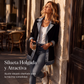 🧥🔥 50% OFF POR TIEMPO LIMITADO | Cazadora de Punto para Mujer con Parches de Mezclilla ✨ Diseño Moderno, Corte Cómodo y Estilo Urbano Sofisticado