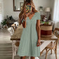 👗🔥 50% OFF POR TIEMPO LIMITADO | Vestido de Mujer con Cuello en V Festoneado y Bordados Calados ✨ Elegancia Femenina, Diseño Fresco y Estilo Sofisticado