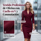 👗🔥 50% OFF POR TIEMPO LIMITADO | Vestido Elegante de Oficina para Mujer con Cuello en V ✨ Corte Entallado, Figura Favorecedora y Estilo Sofisticado Todo el Día