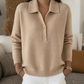 👗🔥 50% OFF POR TIEMPO LIMITADO | Jersey de Punto Elegante con Cuello de Solapa para Mujer ✨ Diseño Sofisticado, Cálido y Cómodo para un Estilo Impecable Cada Día